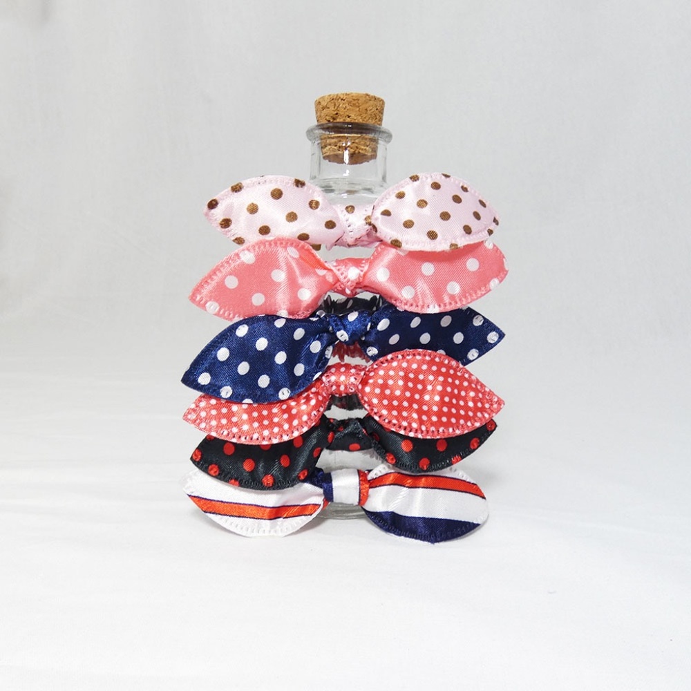 Funky Dot Rabbit Ear 6pk - Scrunchies